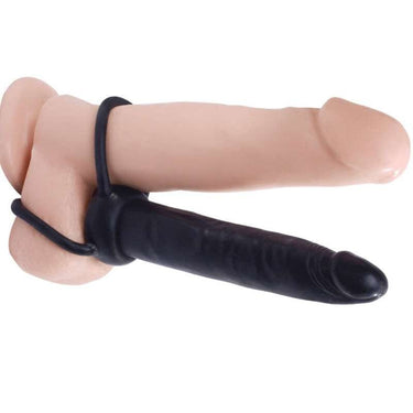 Dildo Strap-On Doppio Anelli Fallici per Piacere Intenso